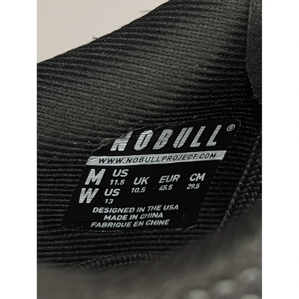 Nobull Training Shoes Men's 11.5 Women's 13 Black Multicolor United in Movement